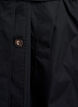 Halflange trenchcoat met ceintuur, Black, Packshot image number 3