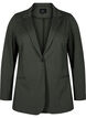 Eenvoudige blazer met knoopsluiting, Groen, Packshot image number 0