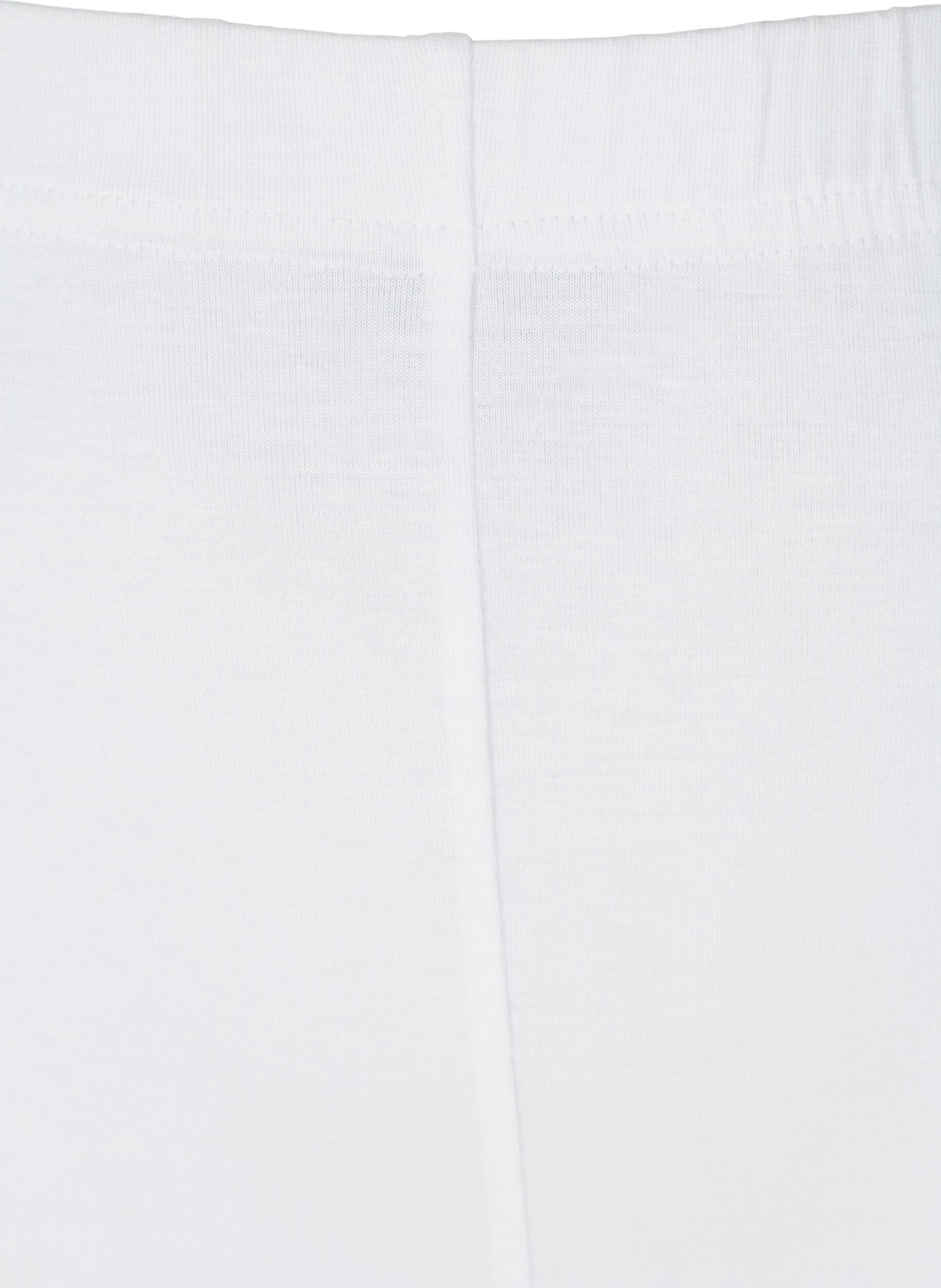 ZizziBasic 3/4 legging, Bright White, Packshot image number 2