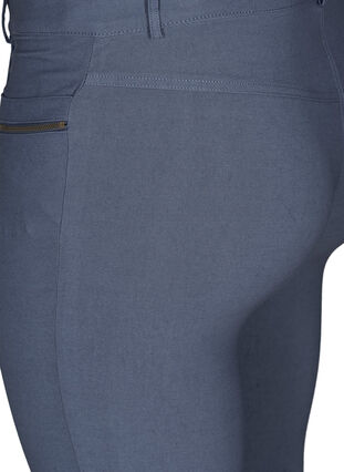 Pantalon 3/4 près du corps avec fermetures éclairs, Vintage Indigo, Packshot image number 3