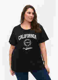 FLASH - T-shirt avec motif, Black, Model