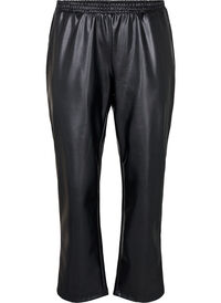 Pantalon en simili-cuir avec poches