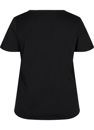 T-shirt en coton à manches courtes avec imprimé, Black WAYS, Packshot image number 1