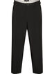 Op maat gemaakte broek met wijde pijpen en hoge taille, Zwart, Packshot image number 0
