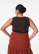 Haut ajust&eacute; avec motif, Marron, Model image number 2