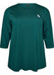 Sports top with 3/4 sleeves, Vert fonc&eacute;, Packshot image number 0