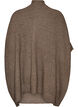 Cardigan met open voorkant en wijde mouwen, Bruin, Packshot image number 1