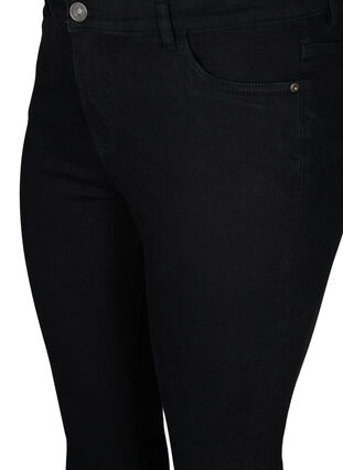 Promotieartikel - Cropped Amy jeans met split, Black, Packshot image number 2