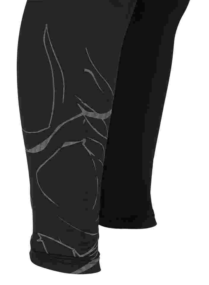 Legging met reflexprint, Blackw.Reflex Print, Packshot image number 3