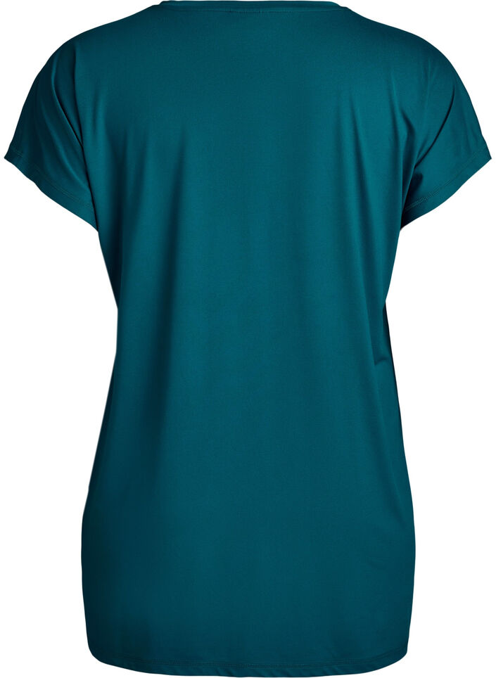 Lang trainings-T-shirt, Groen, Packshot image number 1