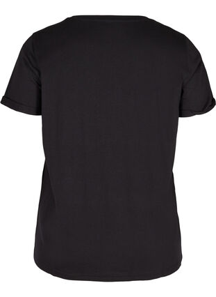 T-shirt de sport avec imprimé, Black Swearing, Packshot image number 1