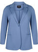 Eenvoudige blazer met knoopsluiting, Blauw, Packshot image number 0