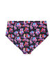 Hoge taille bikinibroekjes met patroon, Paars, Packshot image number 1