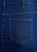 FLASH - Halflange denimrok met een voorsplit, Blauw, Packshot image number 4
