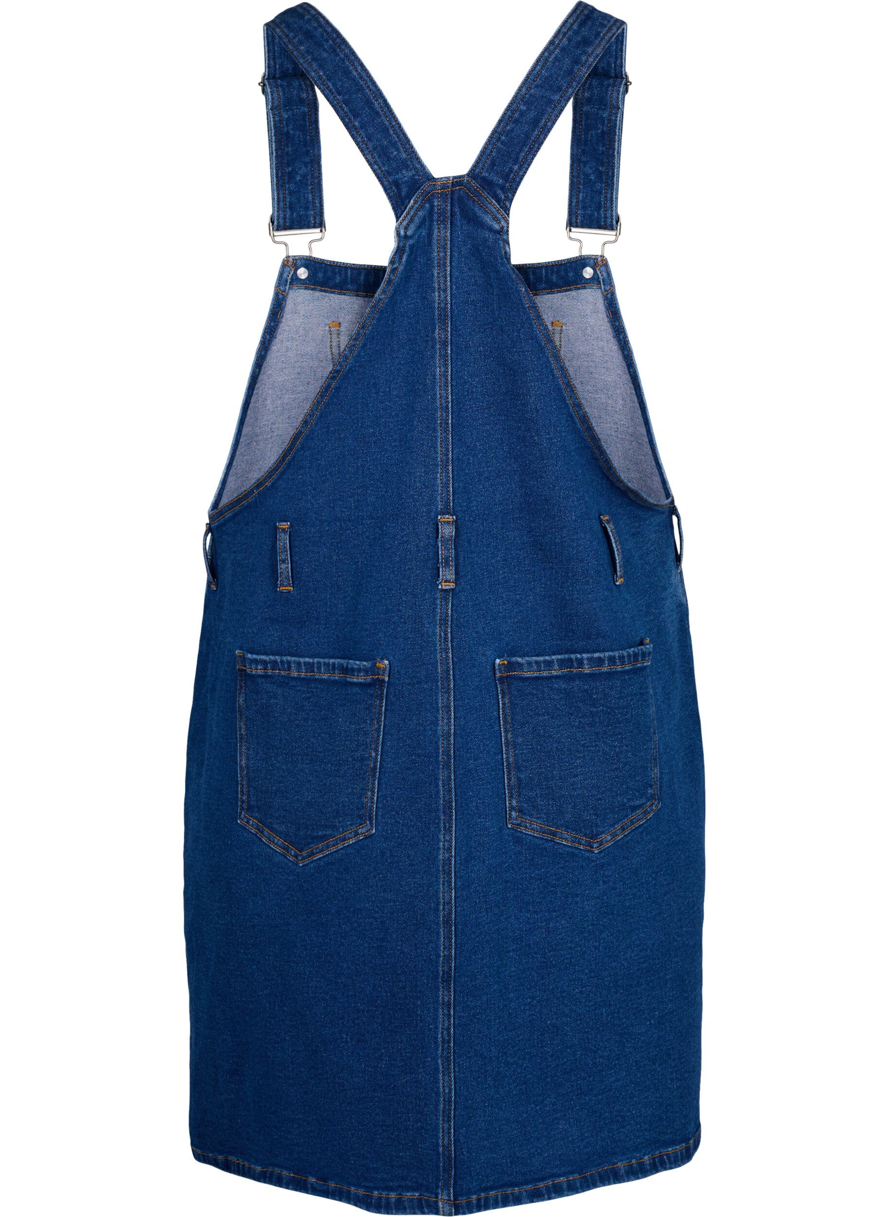 ZizziDenim overall jurk, Blauw, Packshot image number 1