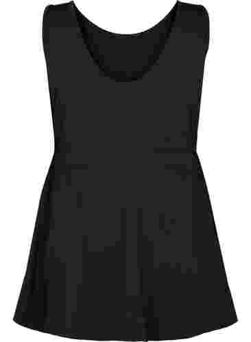 Robe de padel avec short intérieur, Black, Packshot image number 1