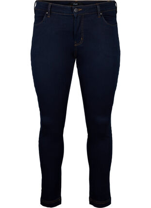 Viona jeans met normale taille, Unwashed, Packshot image number 0