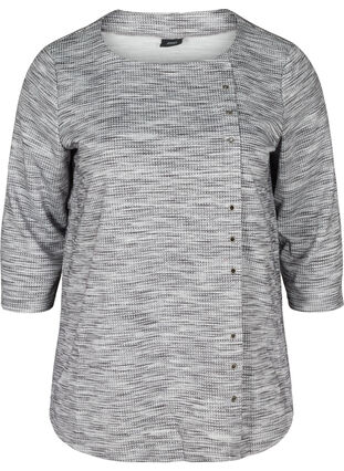 Sweat-shirt de Zizzi, Light Grey Melange, Packshot image number 0