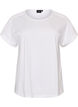 Katoenen T-shirt met haakdetail, Wit, Packshot image number 0
