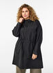 Parka l&eacute;g&egrave;re avec capuche, Noir, Model image number 0