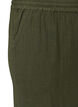 Short ample en mousseline de coton taille haute, Vert, Packshot image number 3