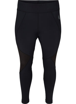 Sportlegging in 7/8 legging, Black, Packshot image number 0