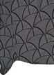 Blouse met korte mouwen en print, Black Grey Graphic , Packshot image number 3