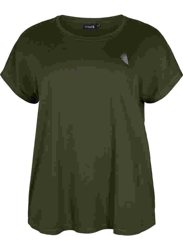 T-shirt d'entraînement à manches courtes, Forest Night, Packshot image number 0