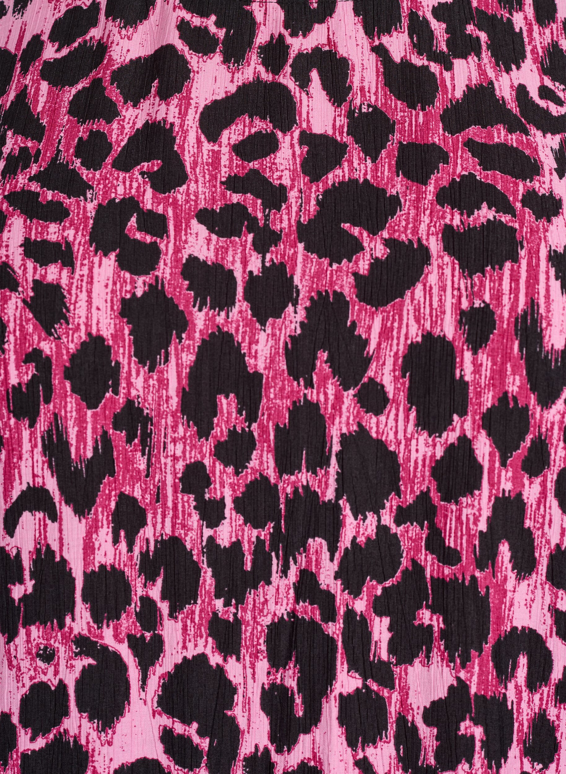 ZizziViscose blouse met 3/4 mouwen en balloneffect, Roze, Packshot image number 2