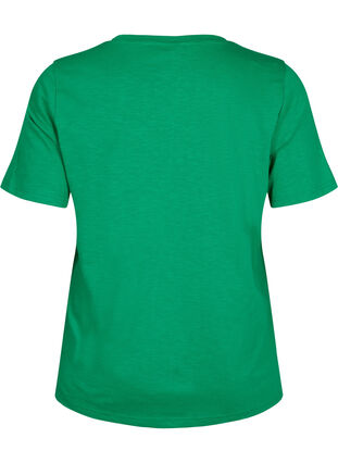 T-shirt basique à manches courtes avec col en V, Jolly Green, Packshot image number 1