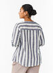 Katoenen blouse met V-hals, Blauw, Model image number 2