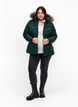 Veste courte &agrave; capuche, Vert fonc&eacute;, Model image number 1