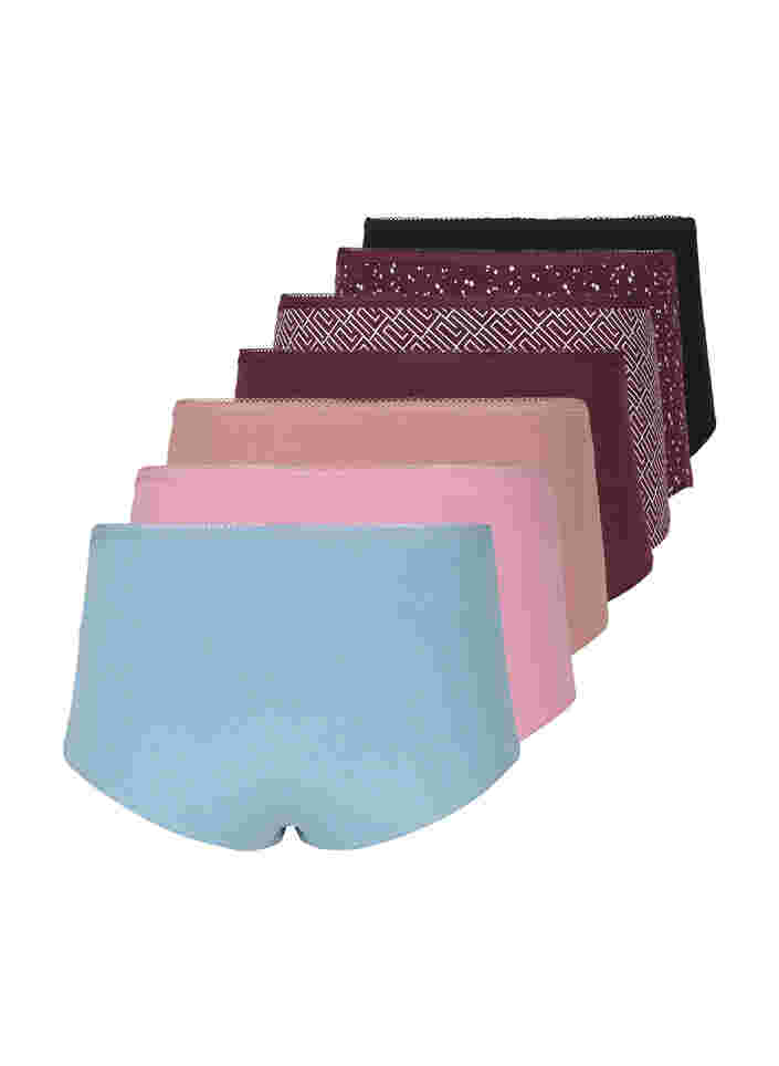 Lot de 7 culottes taille normale, Dusty Pastel Pack, Packshot image number 1