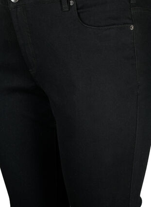 Slim-fit Emily jeans met normale taille, Black, Packshot image number 2