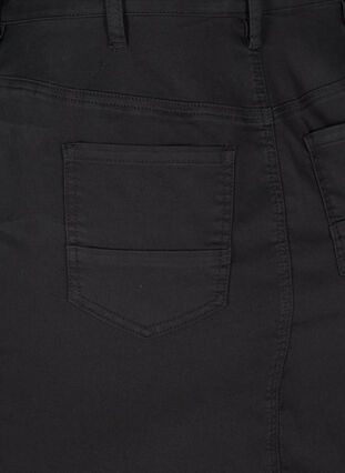 Nauwsluitende rok met zakken, Black, Packshot image number 3