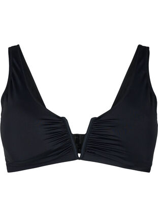 Haut de bikini avec armature en V et coussinets amovibles, Black, Packshot image number 0