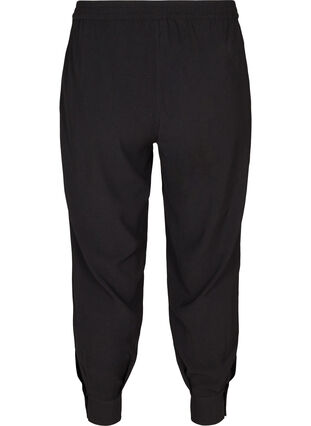 Pantalon ample avec poches et boutons, Black, Packshot image number 1