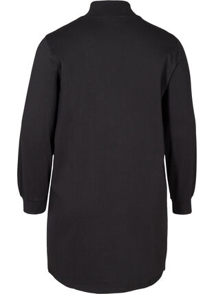 Robe pull avec poches et fermeture éclair, Black w. Burlwood, Packshot image number 1