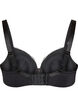Soutien-gorge rembourr&eacute; &agrave; armatures avec broderie florale, Noir, Packshot image number 1
