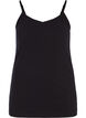 Top basique &agrave; nouer en coton, Noir, Packshot image number 0