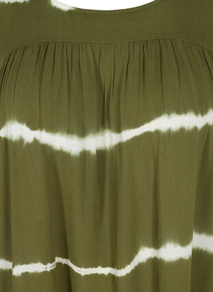 Robe midi imprimée en viscose, Ivy Green Batik, Packshot image number 2