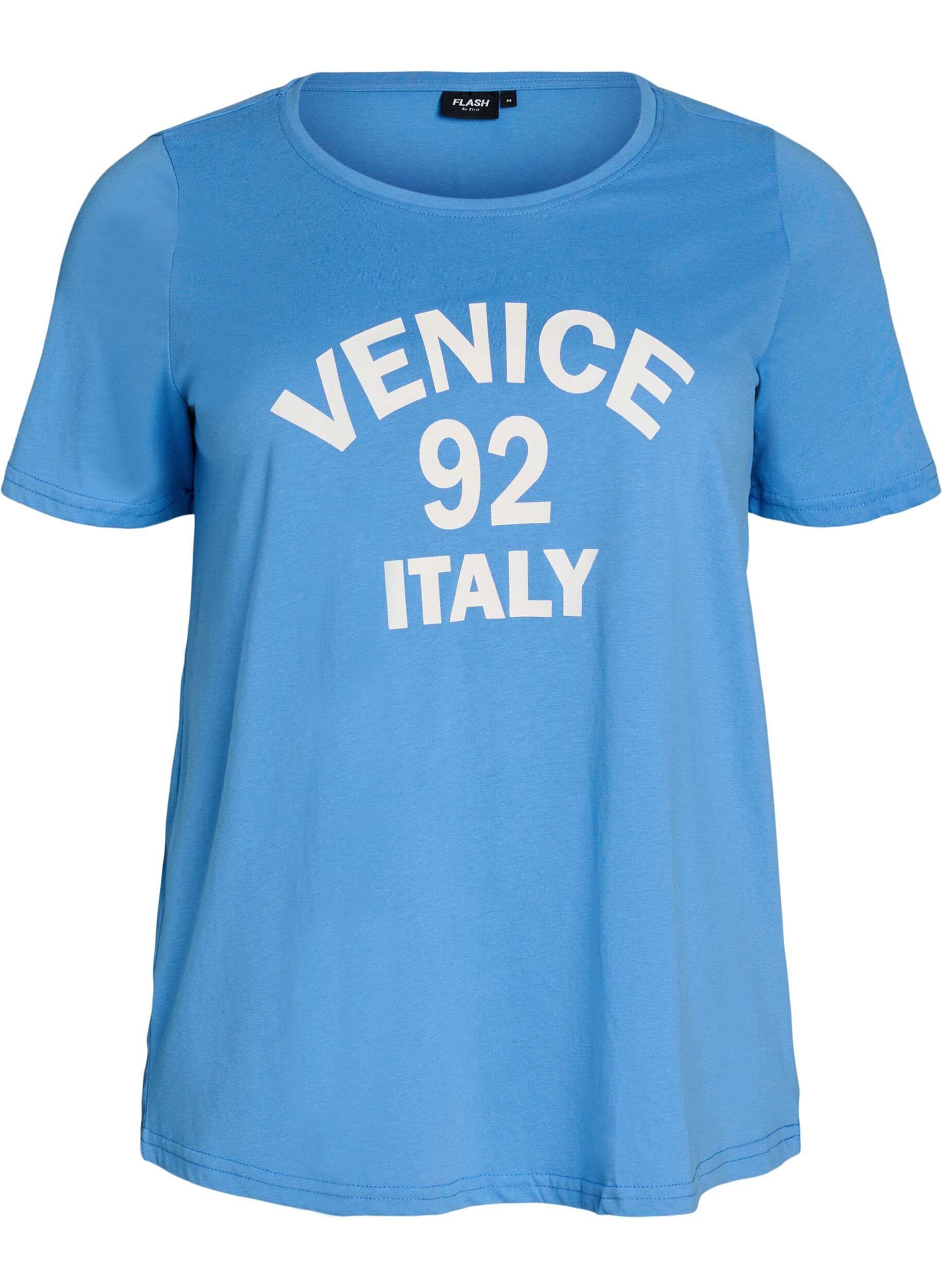 ZizziT-shirt met print, Blauw, Packshot image number 0