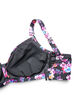 Haut de bikini avec armatures et imprim&eacute;, Violet, Packshot image number 3