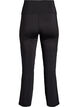 Uitlopende trainingsbroek met hoge taille, Zwart, Packshot image number 1