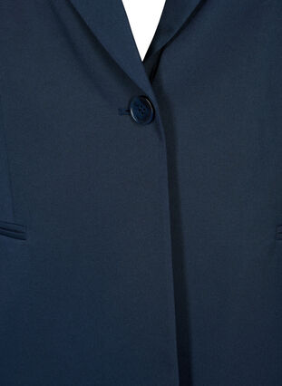 FLASH - Eenvoudige blazer met knoop, Navy Blazer, Packshot image number 2