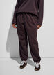Sweatpants met hoge taille en trekkoord, Bruin, Model image number 3