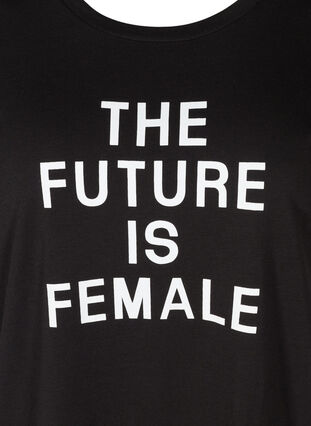 T-Shirt imprimé, Black FUTURE , Packshot image number 2