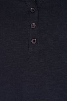 Chemisier blouse manches trois quart, Night Sky, Packshot image number 2