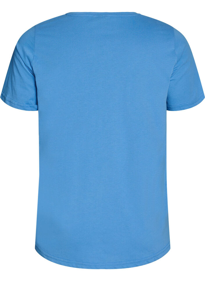 FLASH - T-shirt met print, Blauw, Packshot image number 1