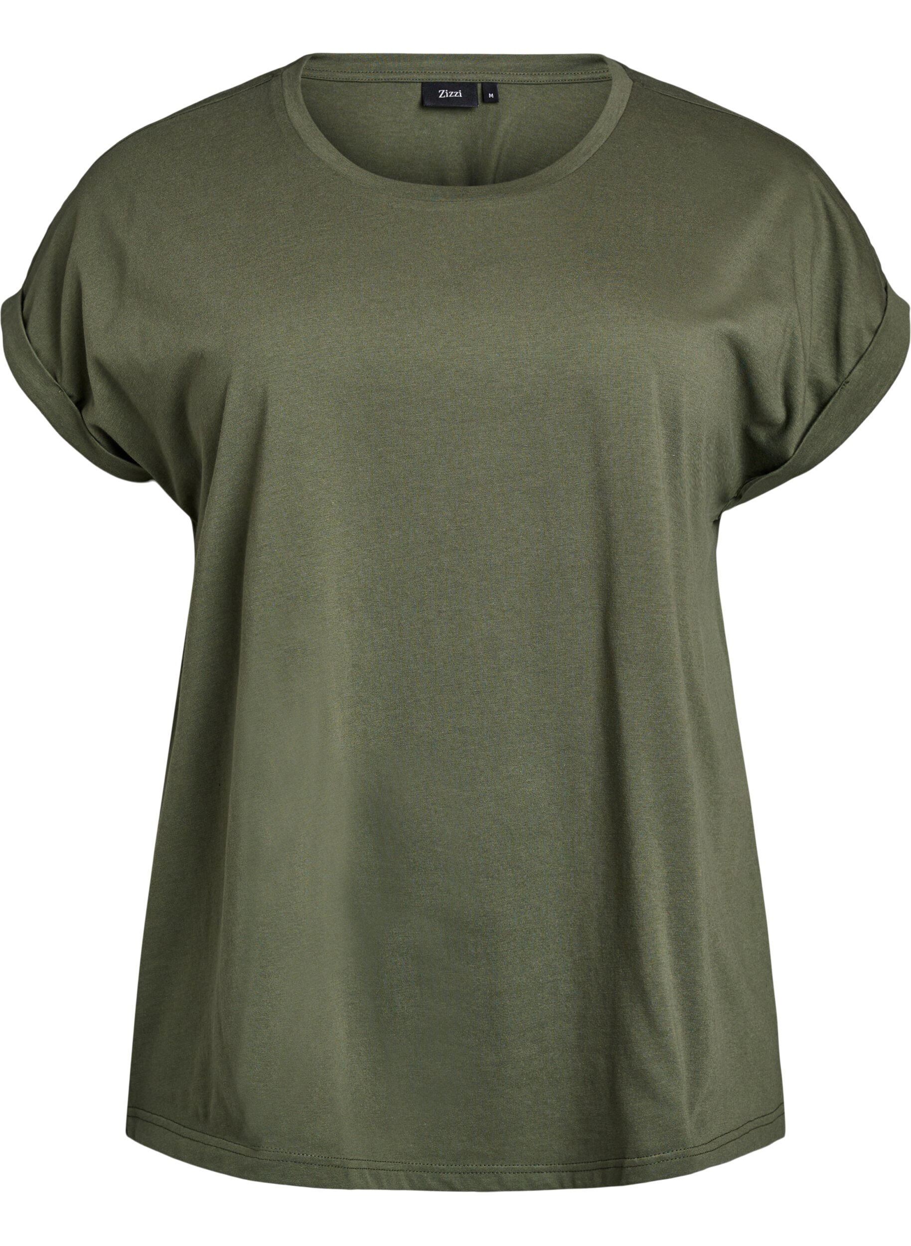 T-shirt &agrave; manches courtes en m&eacute;lange de coton